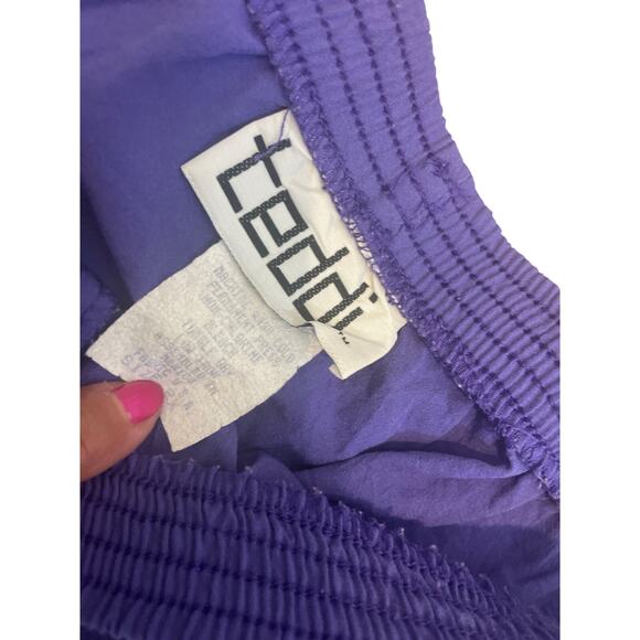 VTG 80’s Teddi Track Suit Set Oufit Pants/Top windbreaker Sz 2xl Retro Iconic - Picture 14 of 16